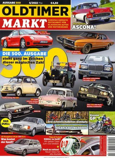 Oldtimer Markt Abo für 52,60 € mit Prämie abonnieren - Abotraum